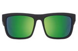 SPY DISCORD SUNGLASSES- SOFT MATTE BLACK-BRONZE POLAR GREEN