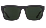 SPY DISCORD SUNGLASSES- SOFT MATTE BLACK-GREY GREEN
