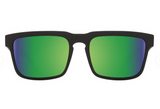 SPY HELM SUNGLASSES- MATTE BLACK-BRONZE GREEN POLAR
