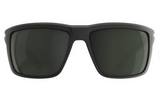 SPY OVERHAUL XL SUNGLASSES- MATTE BLACK- GREY GREEN POLAR