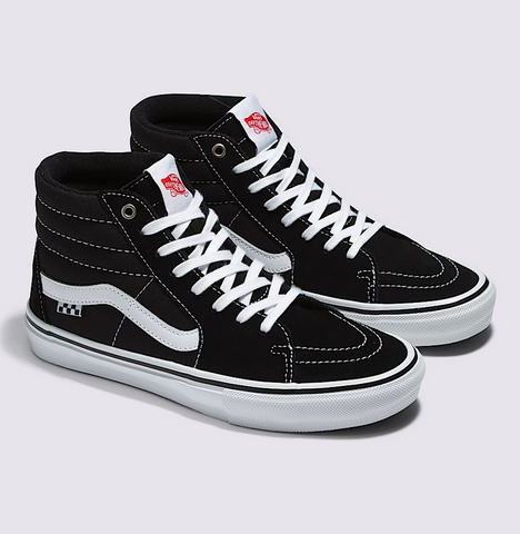 VANS SKATE SK8 HI- BLACK/WHITE
