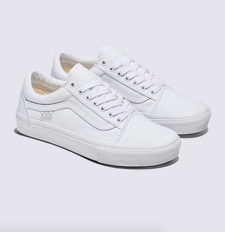 VANS SKATE OLD SKOOL- WHITE