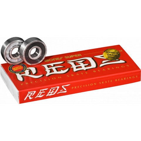 BONES® Super REDS® Skateboard Bearings (8 PACK)