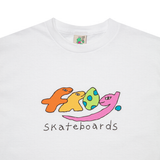 Frog Skateboards - Dino Logo Tee - White