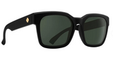 SPY DESSA SUNGLASSES- SOFTMATTE BLACK-GREY GREEN