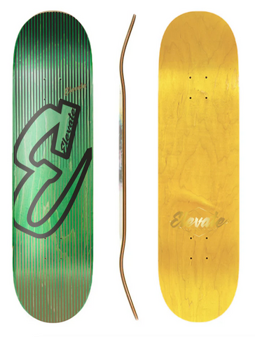 Elevate Skateboards Simplicity Logo Deck - 8.5" (Assorted Veneer Colours)