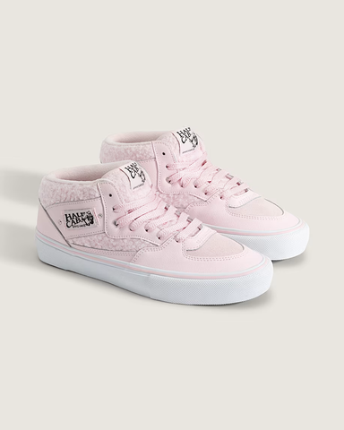 VANS HALF CAB-PINK/WHITE