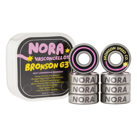 Bronson G3 Skateboard Bearings - Nora Vasconcellos